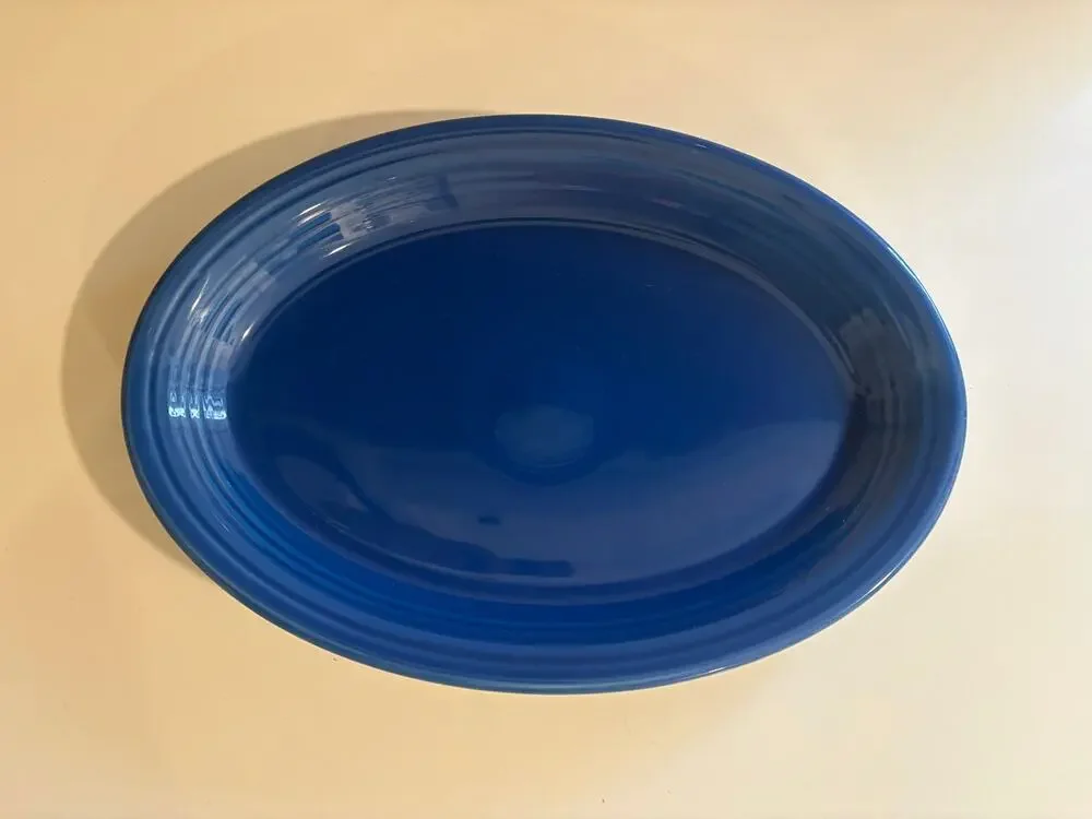 Homer Laughlin Fiesta Lapis Blue Serving Platter